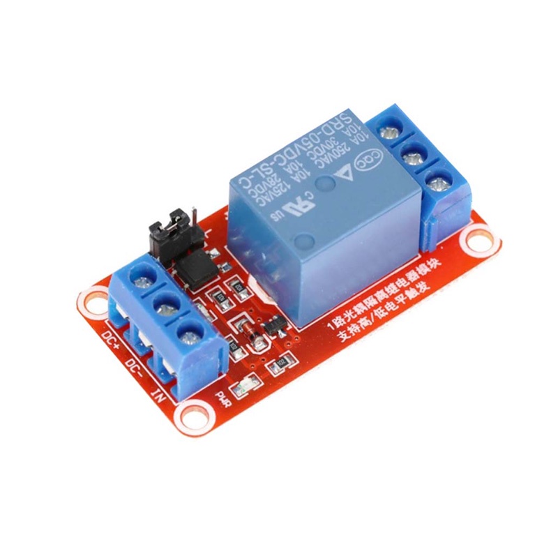 Module 1 relay 5V vào: âm - dương