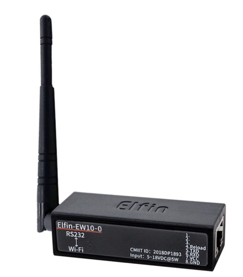 Bộ chuyển đổi máy chủ nối tiếp Elfin-EW10-0 RS232 sang WiFi.