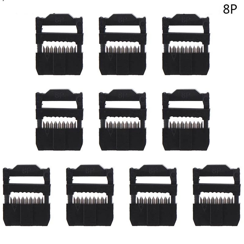 Đầu giắc bấm nối cáp kẹp dây chân cắm 2.54mm 10 chân