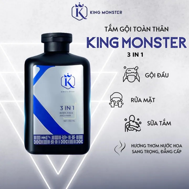 Combo 2 sữa tắm gội nam-3 in 1