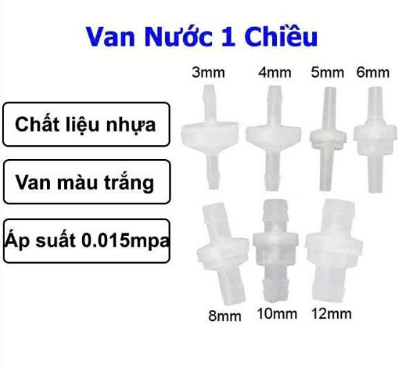 Van Nước Một Chiều Chống Mất Nước Cho Máy Bơm