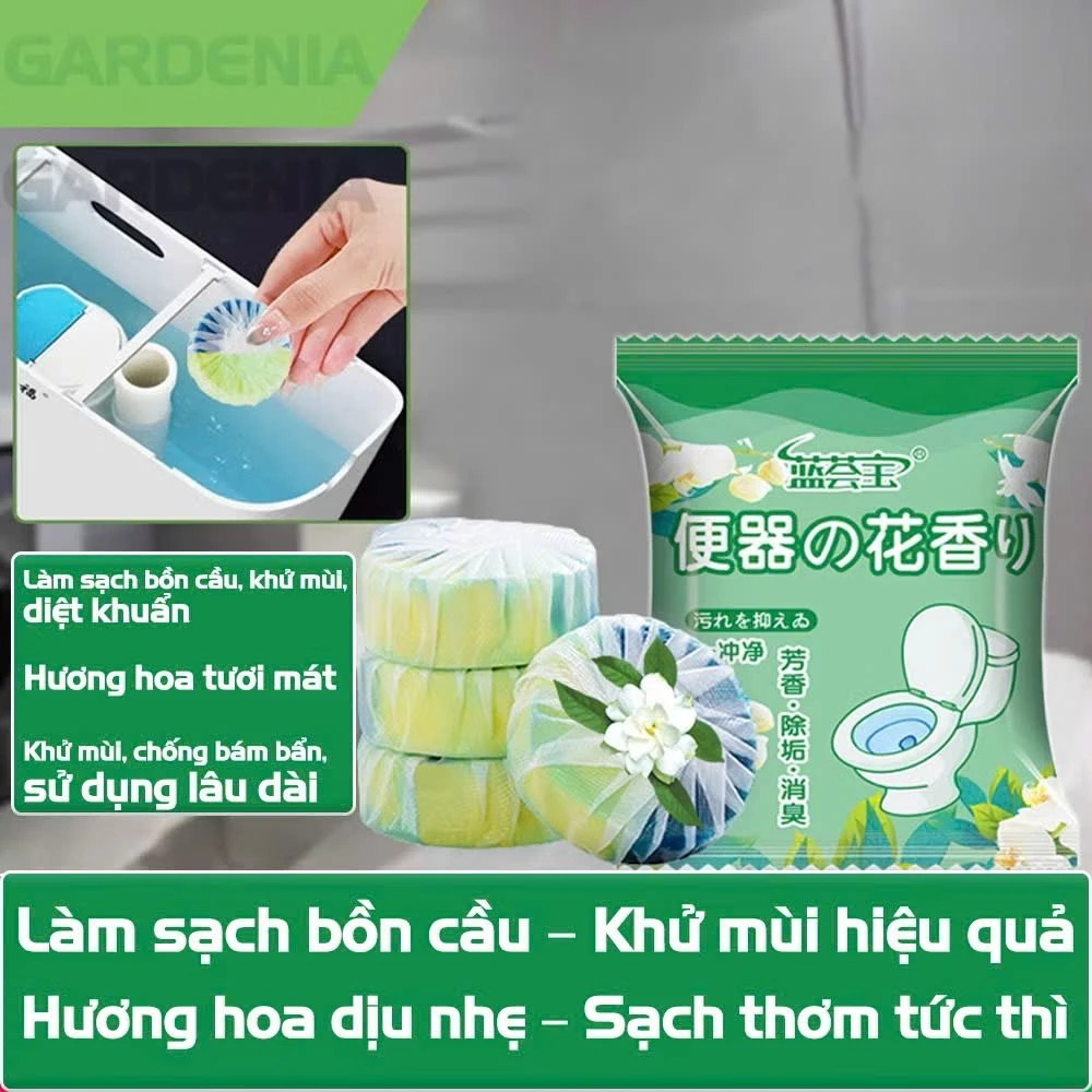 Viên Thả Sạch Bồn Cầu Hương Hoa Nhài Tây