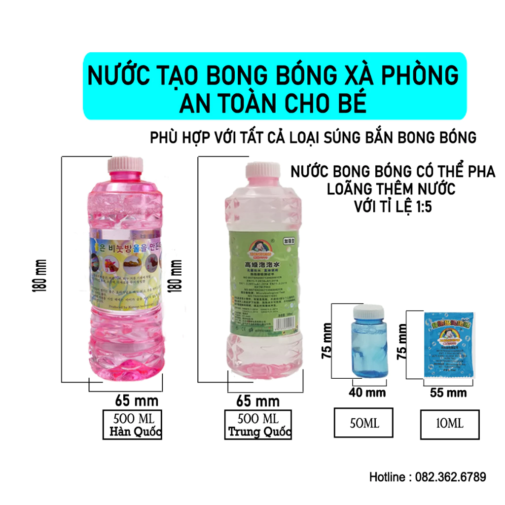 Nước Tạo Bong Bóng Xà Phòng