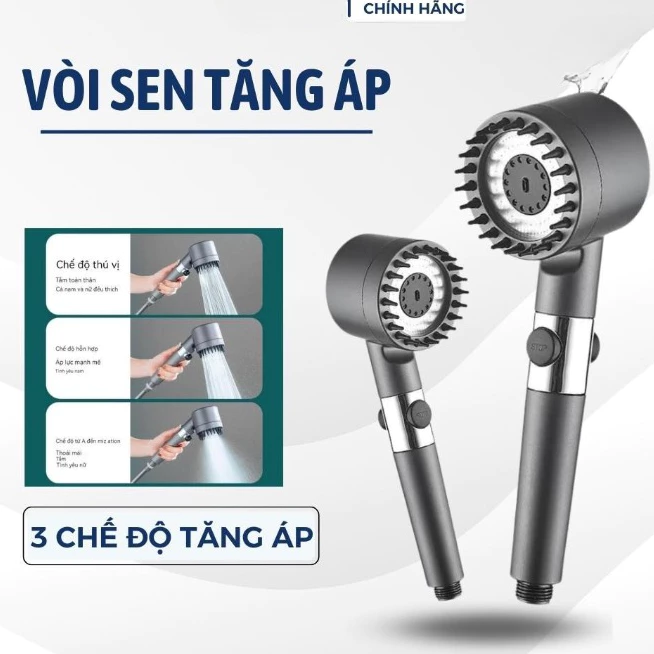 Vòi sen tăng áp, đầu vòi hoa sen