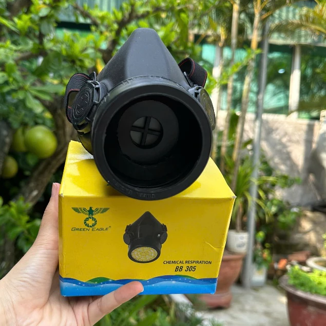 Mặt Nạ Khẩu Trang Phun Thuốc sâu Lọc Khí Độc BB305 Bảo Vệ Đường Hô Hấp