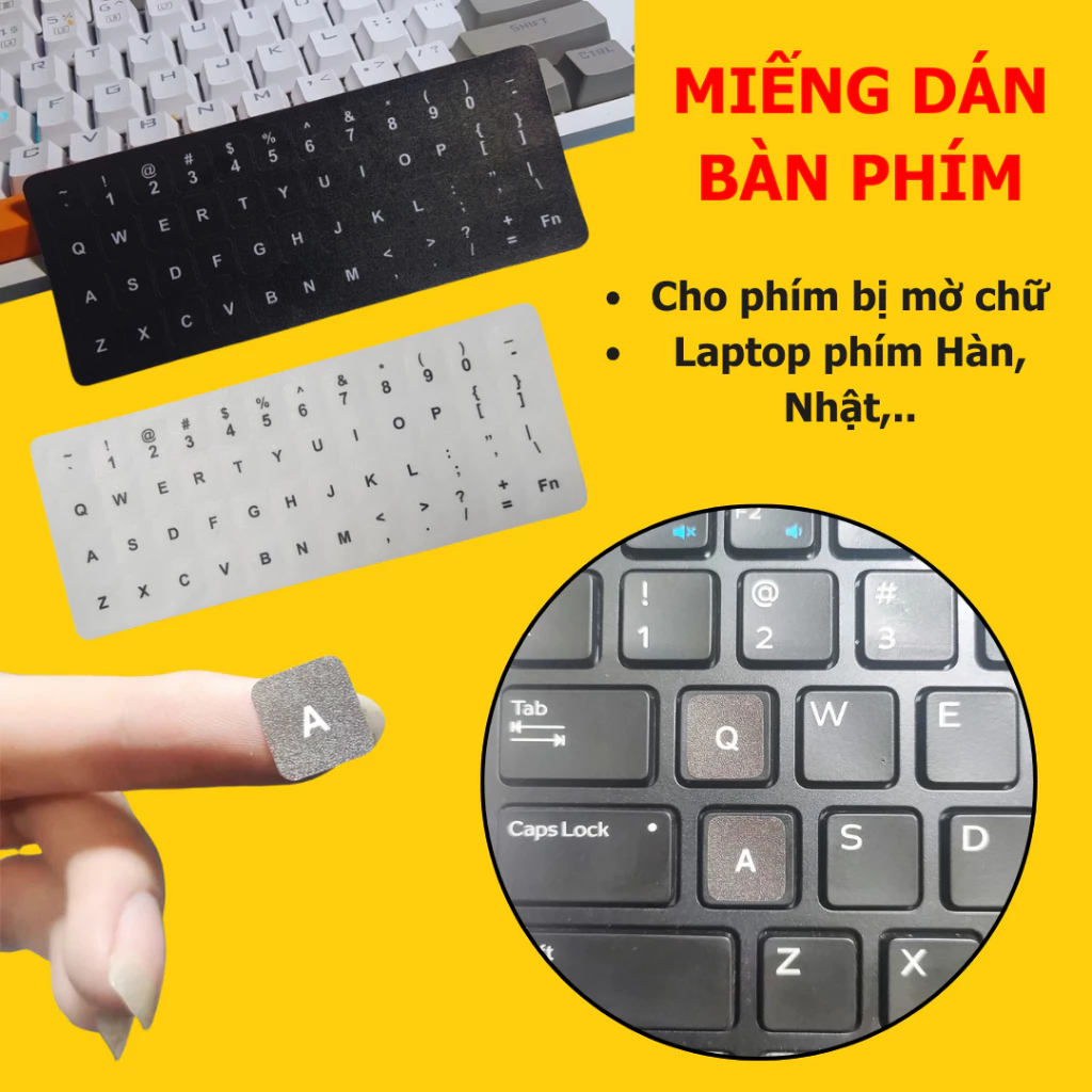 Miếng Dán Bàn Phím Quốc Tế Cho Laptop