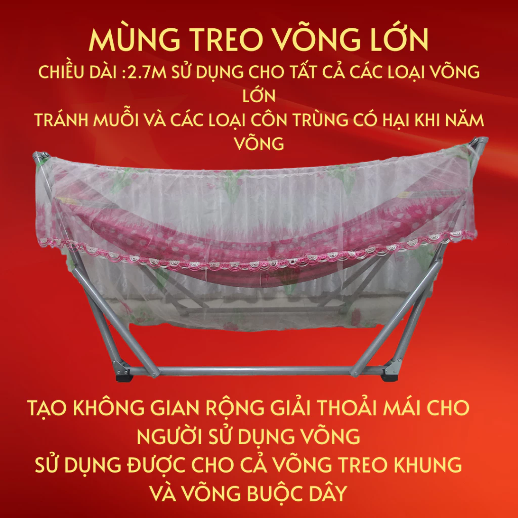 Mùng treo võng lớn chống muỗi