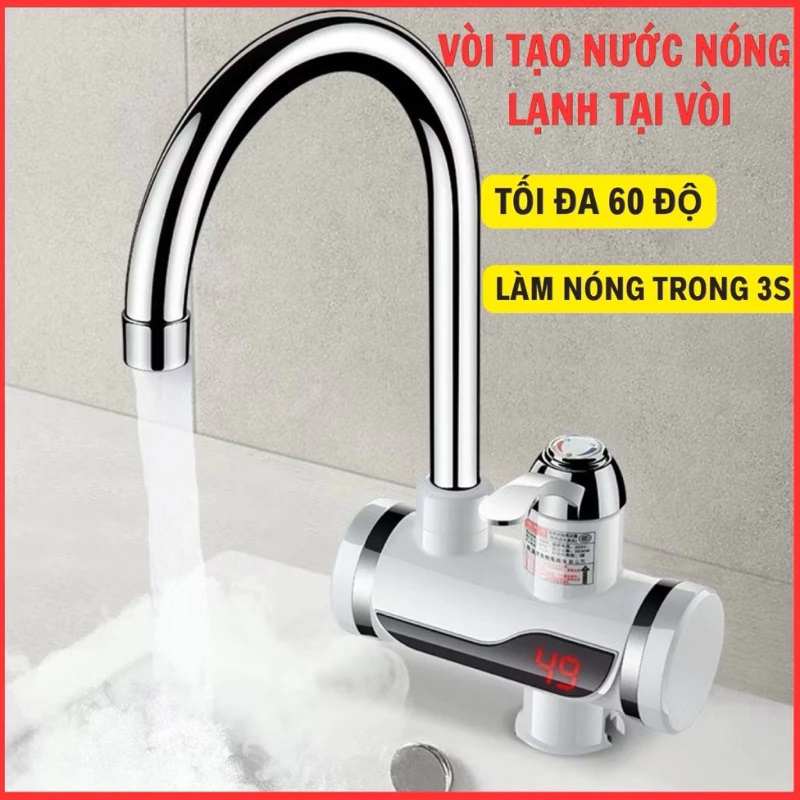 Máy nước nóng lạnh nắp tại vòi