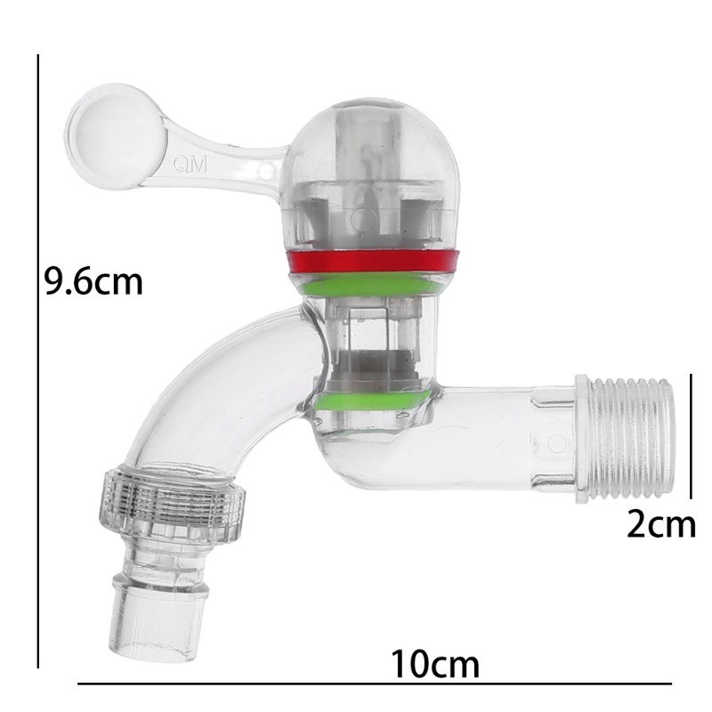 Vòi nhựa trong suốt - Vòi tưới nước fi21mm