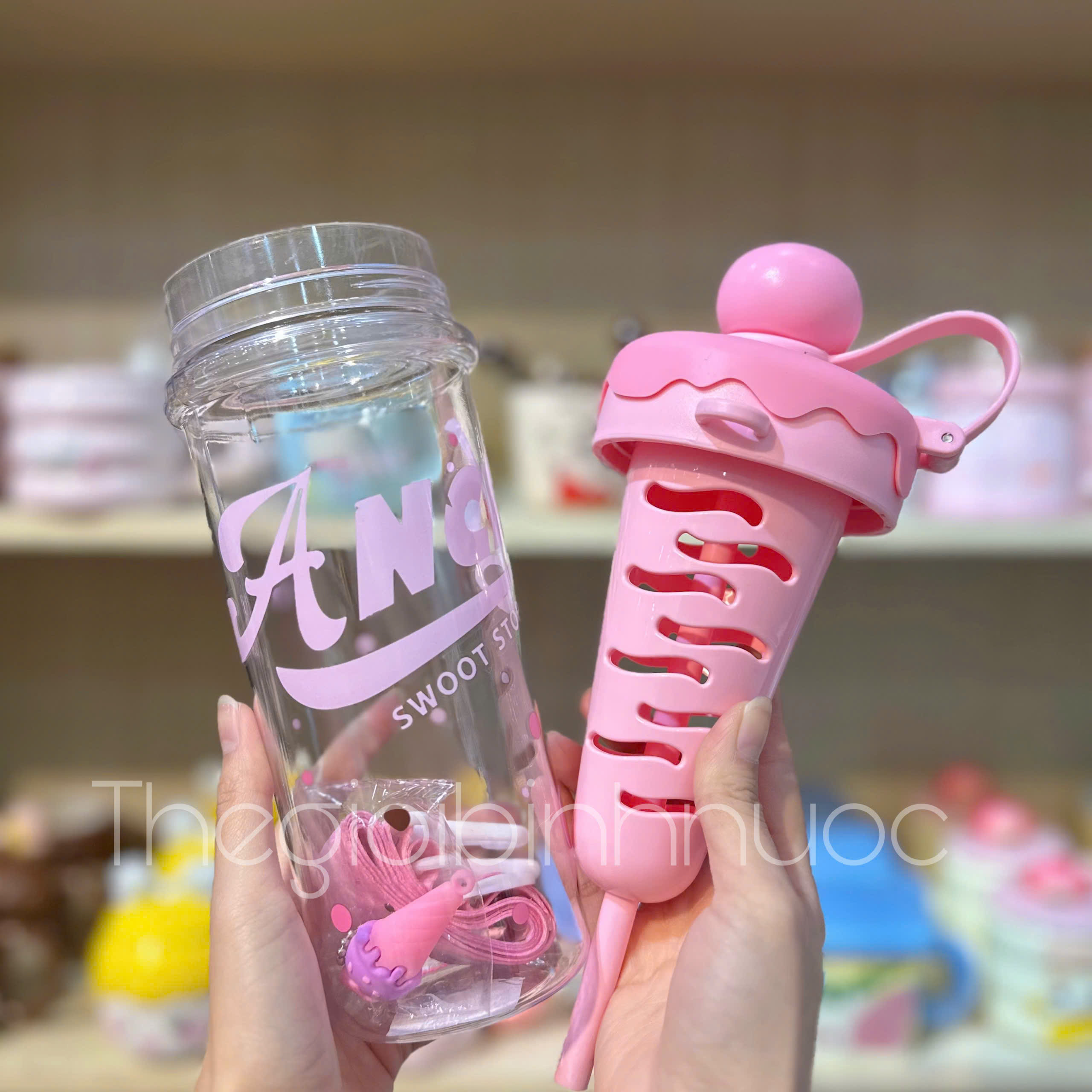 Bình Nhựa Ice Cream BPA FREE 880ML 