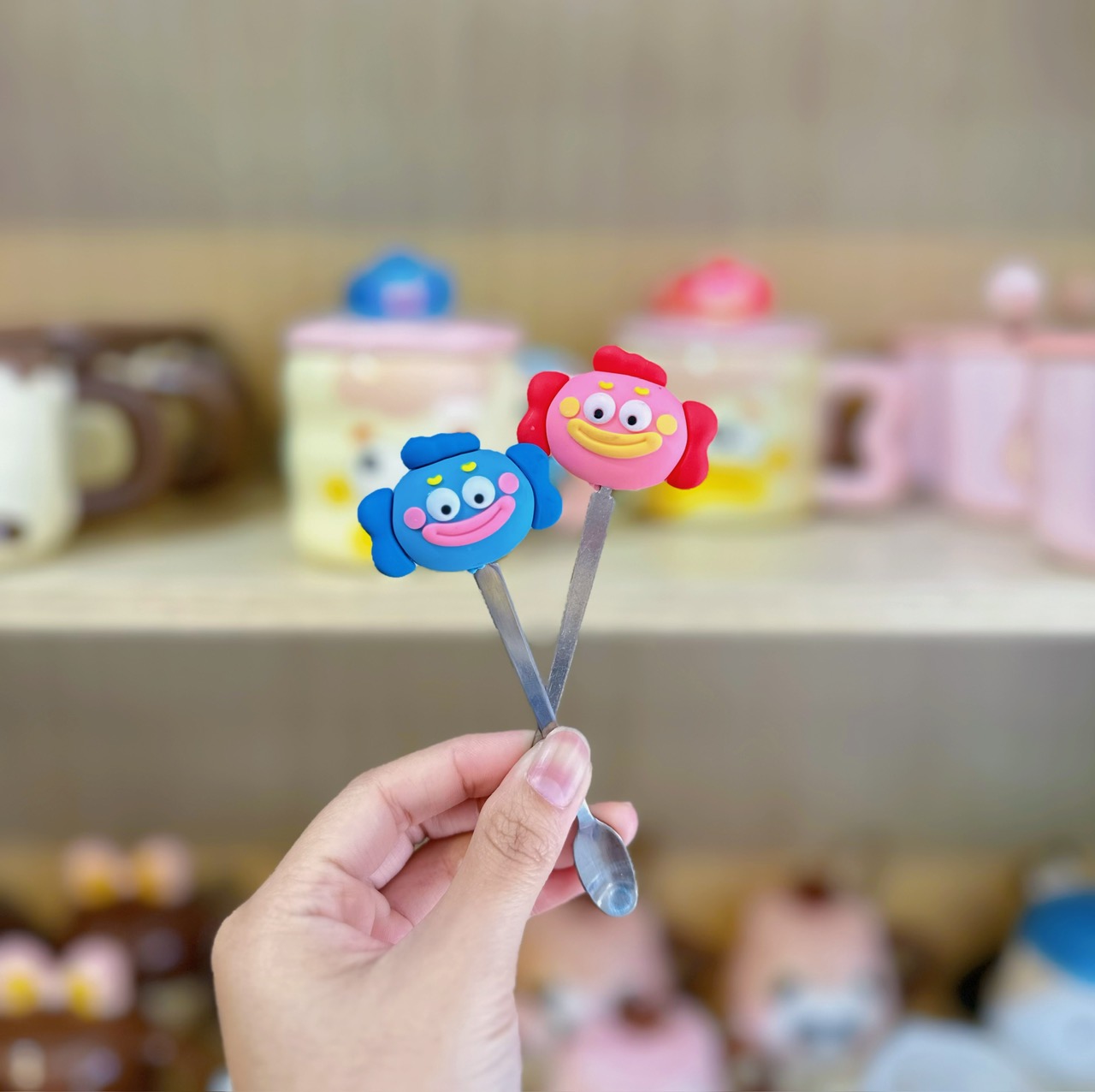 Ly Sứ Loopy Đáng Yêu 380ML Kèm Muỗng