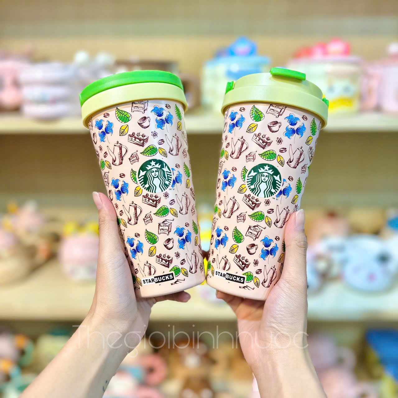 Ly Giữ Nhiệt Starbucks Macaron 500ML