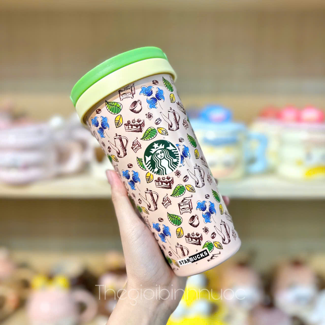 Ly Giữ Nhiệt Starbucks Macaron 500ML