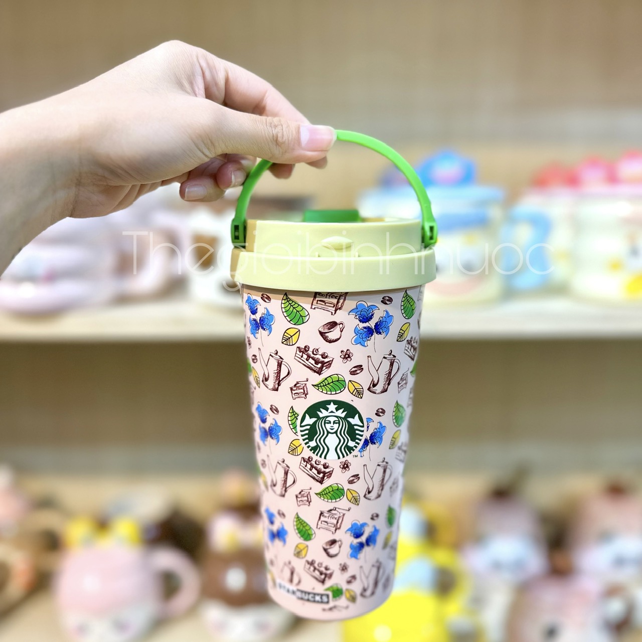 Ly Giữ Nhiệt Starbucks Macaron 500ML