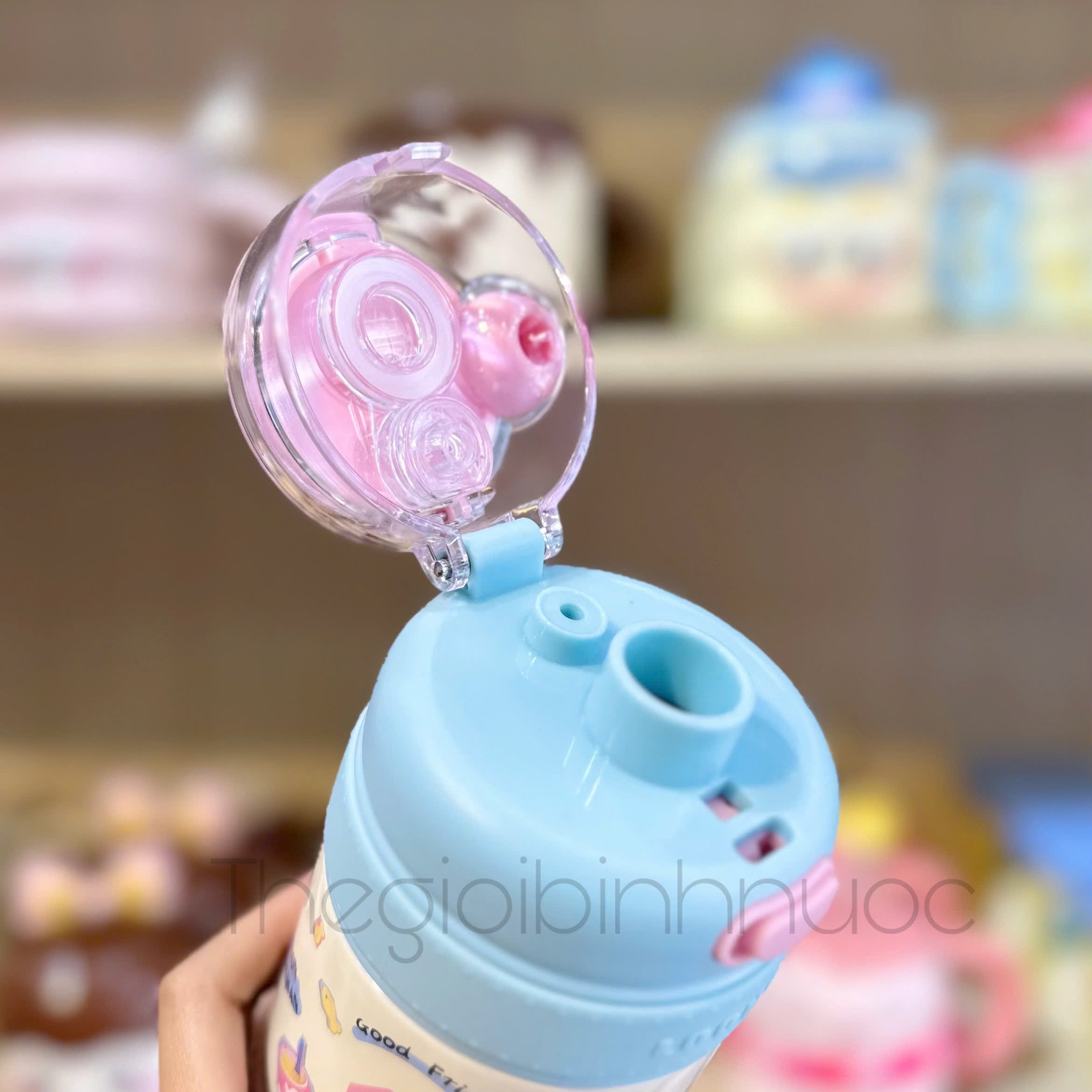 Bình Giữ Nhiệt Shin Cậu Bé Bút Chì INOX 316 500ML