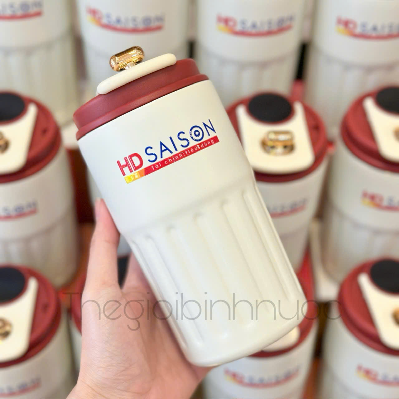 Sỉ In Logo Khắc Tên Ly Giữ Nhiệt Hiển Thị Nhiệt Độ 450ML