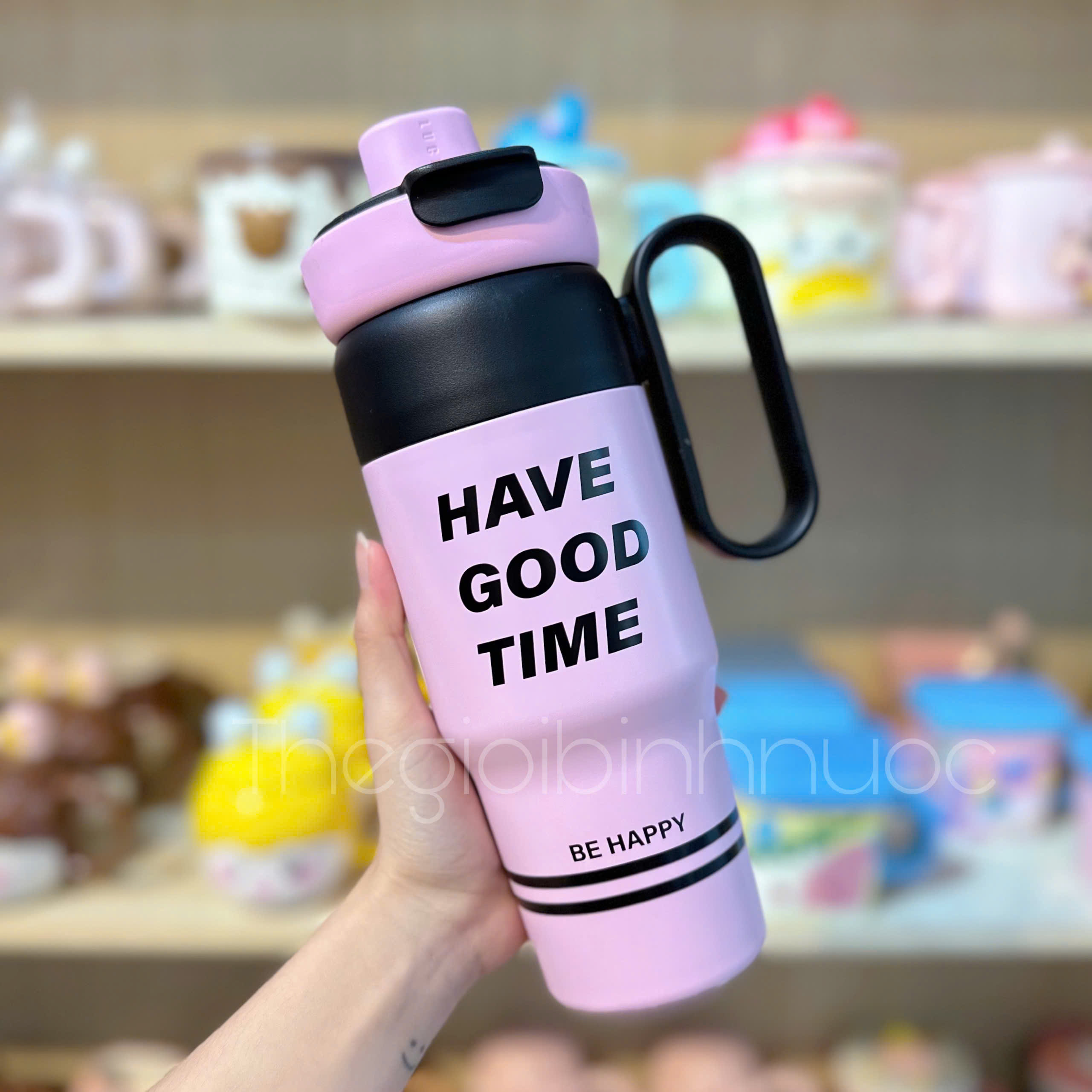 Ly Giữ Nhiệt Kèm Quai Cầm Inox 316 570ML