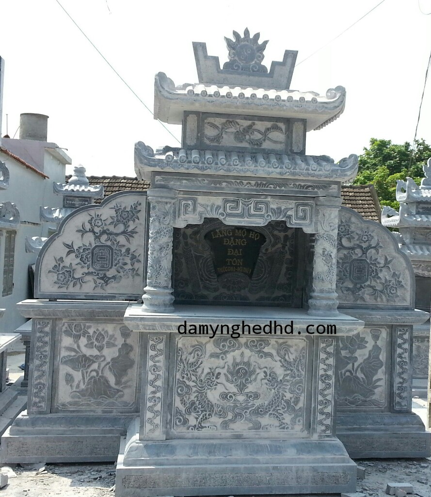 Xây dựng lăng mộ đá của dòng họ Nguyễn Đức Cao gốc Hải Phòng