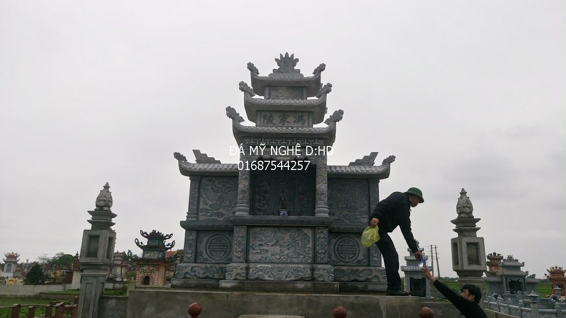 Thi công lăng thờ đá,lăng mộ đá tại Nam Định