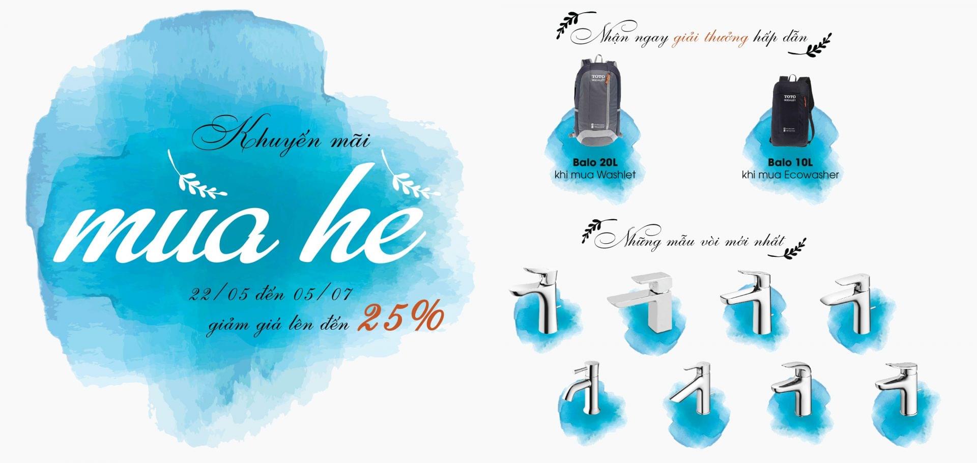 TOTO - KHUYẾN MẠI MÙA HÈ 2017