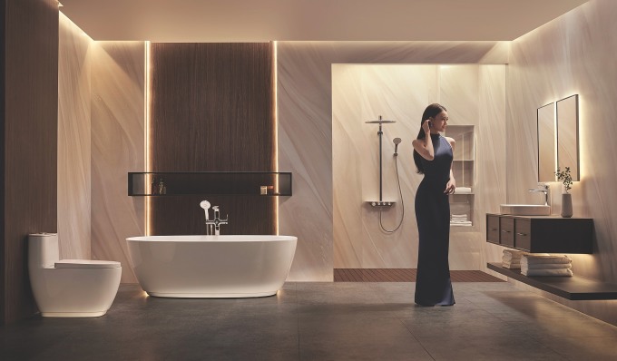 Những thiết bị giúp phòng tắm thêm tiện ích