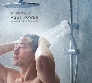 Tay sen tăng áp Aqua POWER mạnh mẽ đầy hứng khởi