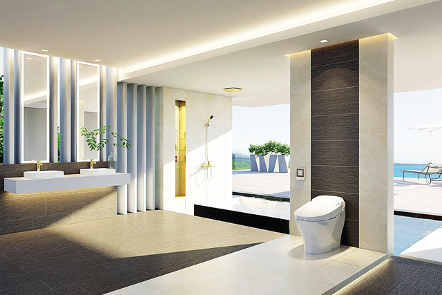 THIẾT BỊ VỆ SINH THÔNG MINH TRONG KHÔNG GIAN HIỆN ĐẠI