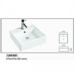 Chậu sứ bàn đá Govern LAD 025