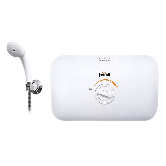 Bình nước nóng Trực Tiếp Không Bơm Ferroli Rita FS-4.5TM (4500W) - Trắng