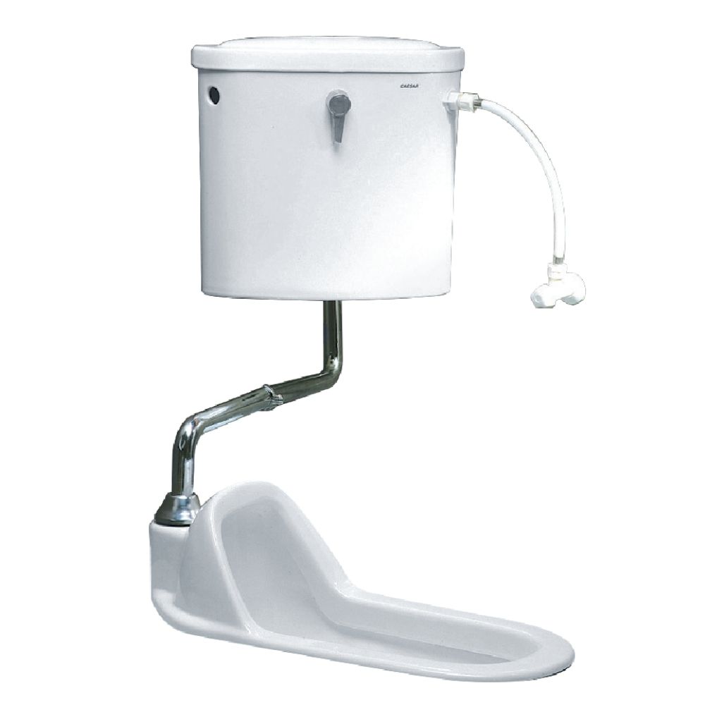 Bồn Cầu Xổm CAESAR CT1250 Thùng T1113 Treo Tường