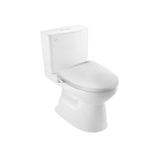 Bồn cầu INAX 2 khối  AC-514VAN nắp rửa cơ CW-S15VN