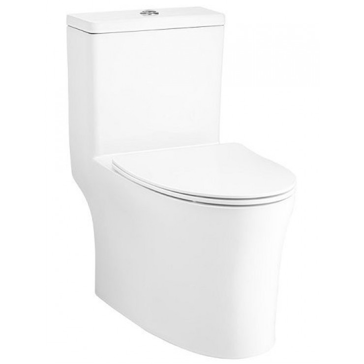 Bồn Cầu COTTO C105617 Một Khối Xả Nhấn