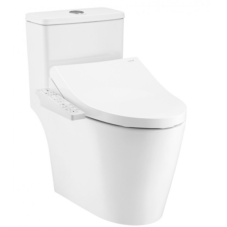 Bồn Cầu 2 Khối COTTO C167507-CV3 Nắp Rửa Điện Tử