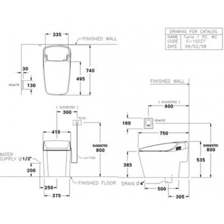 Bồn cầu tự động COTTO C10227