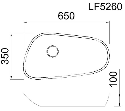 Chậu Rửa Caesar LF5260 Đặt Bàn