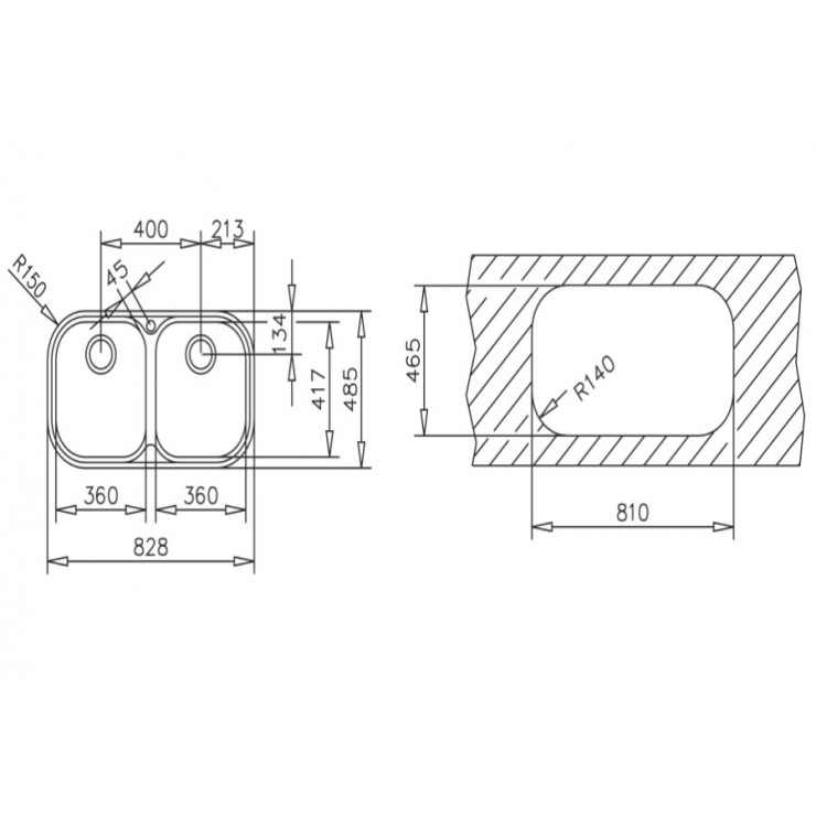Chậu Rửa Teka Stylo 2B AISI 304