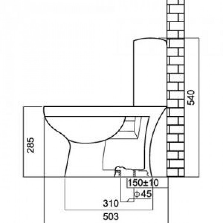 Bồn cầu 1 khối Viglacera BTE