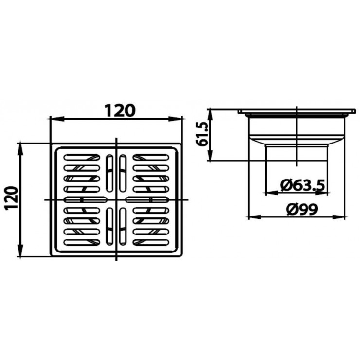 Thoát Sàn COTTO CT697Z3PW