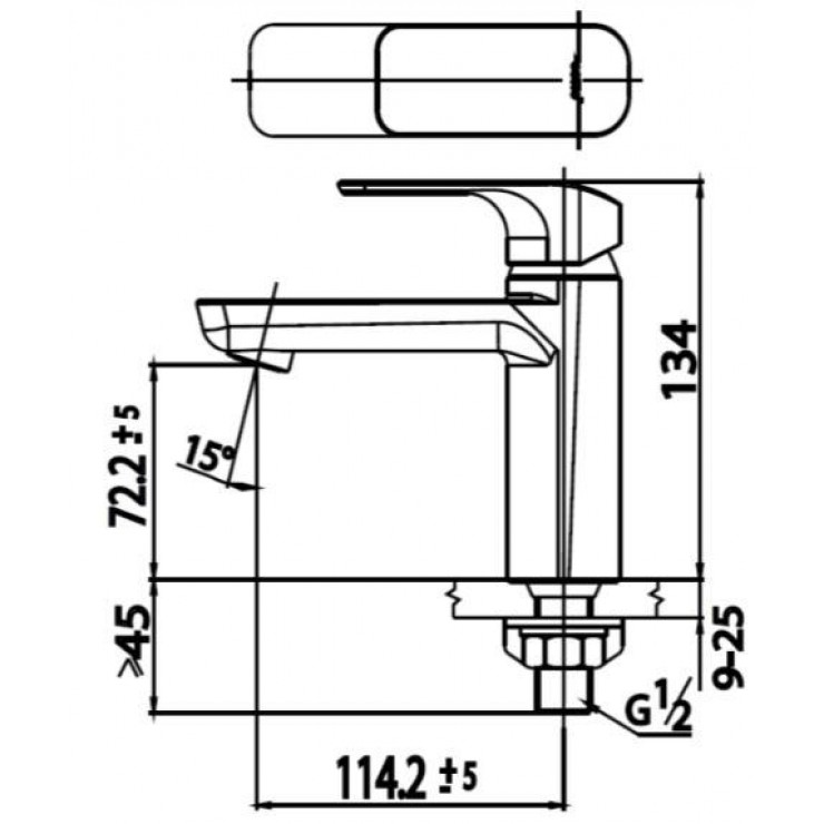 Vòi Lavabo COTTO CT1142A Scirocco Lạnh