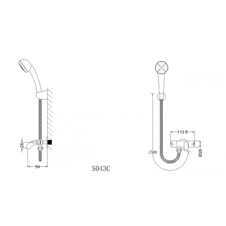 Sen tắm Caesar S043C