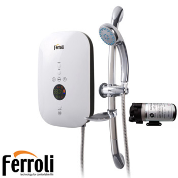 Bình nóng lạnh trực tiếp Ferroli DIVO SDP (Có bơm)