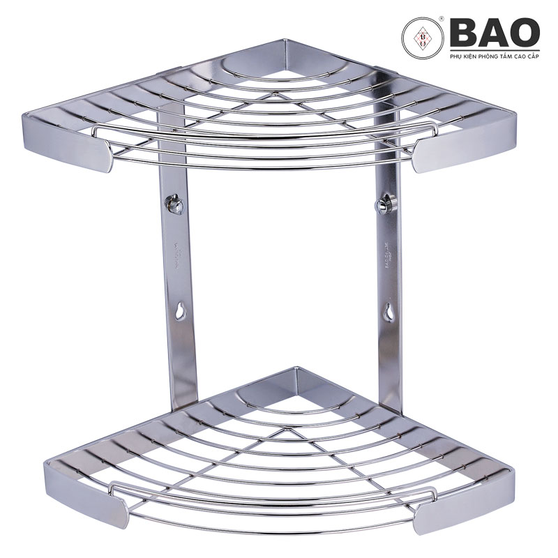 Kệ góc 2 tầng Inox BN-620