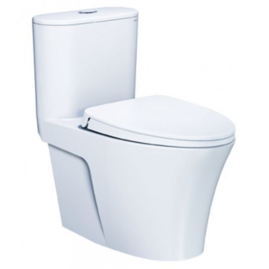 Bồn Cầu CAESAR CD1395 Một Khối Nắp Êm