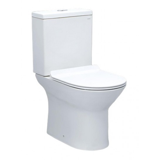 Bàn Cầu Hai Khối Ceasar Nắp Êm CD1551