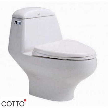 Bồn Cầu COTTO C1046 Một Khối Astoria Xả Gạt