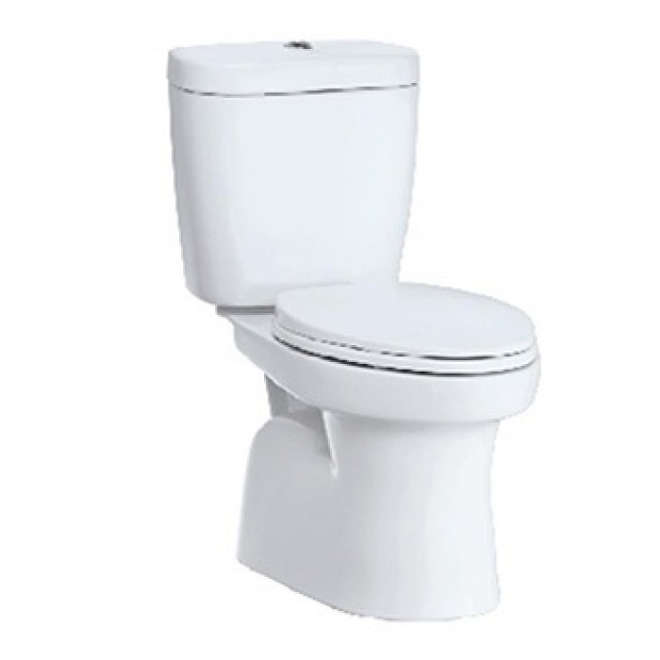 Bồn Cầu 2 Khối COTTO C13882 Titan Xả Nhấn