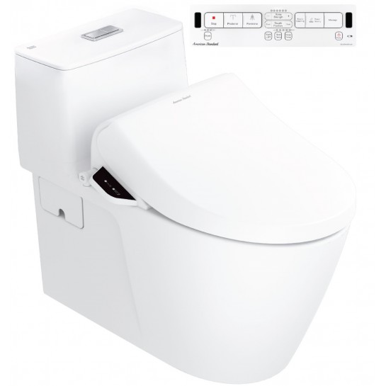 Bồn Cầu 1 Khối American Standard VF-1808TPR Nắp Rửa PRISTINE