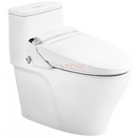 Bồn cầu INAX 1 khối AC-989R nắp rửa điện tử CW-KA22AVN