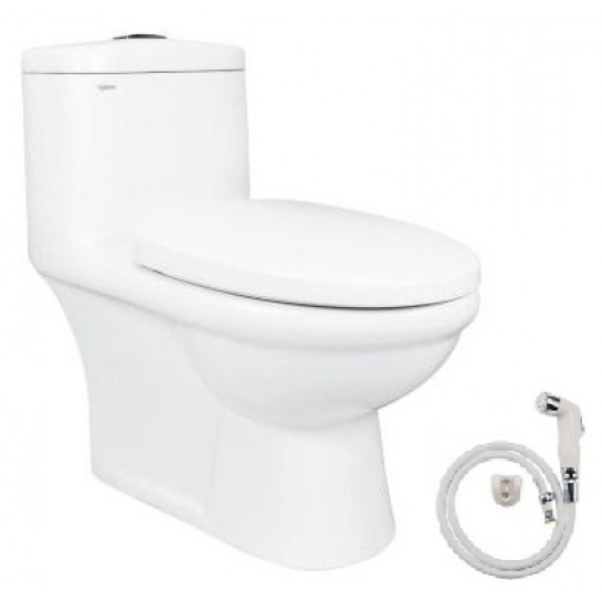 Bồn Cầu Viglacera BL5V Nắp V39 Xả Xoáy + Xịt VG826