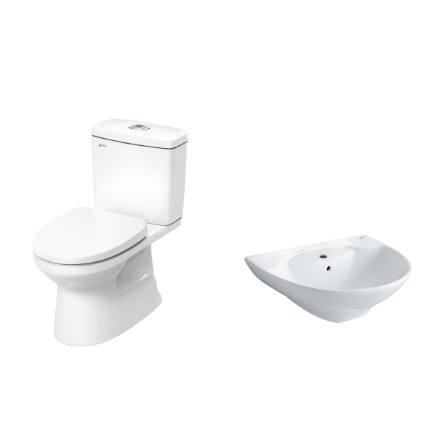 Bồn cầu C-504VAN+Chậu rửa L-288V